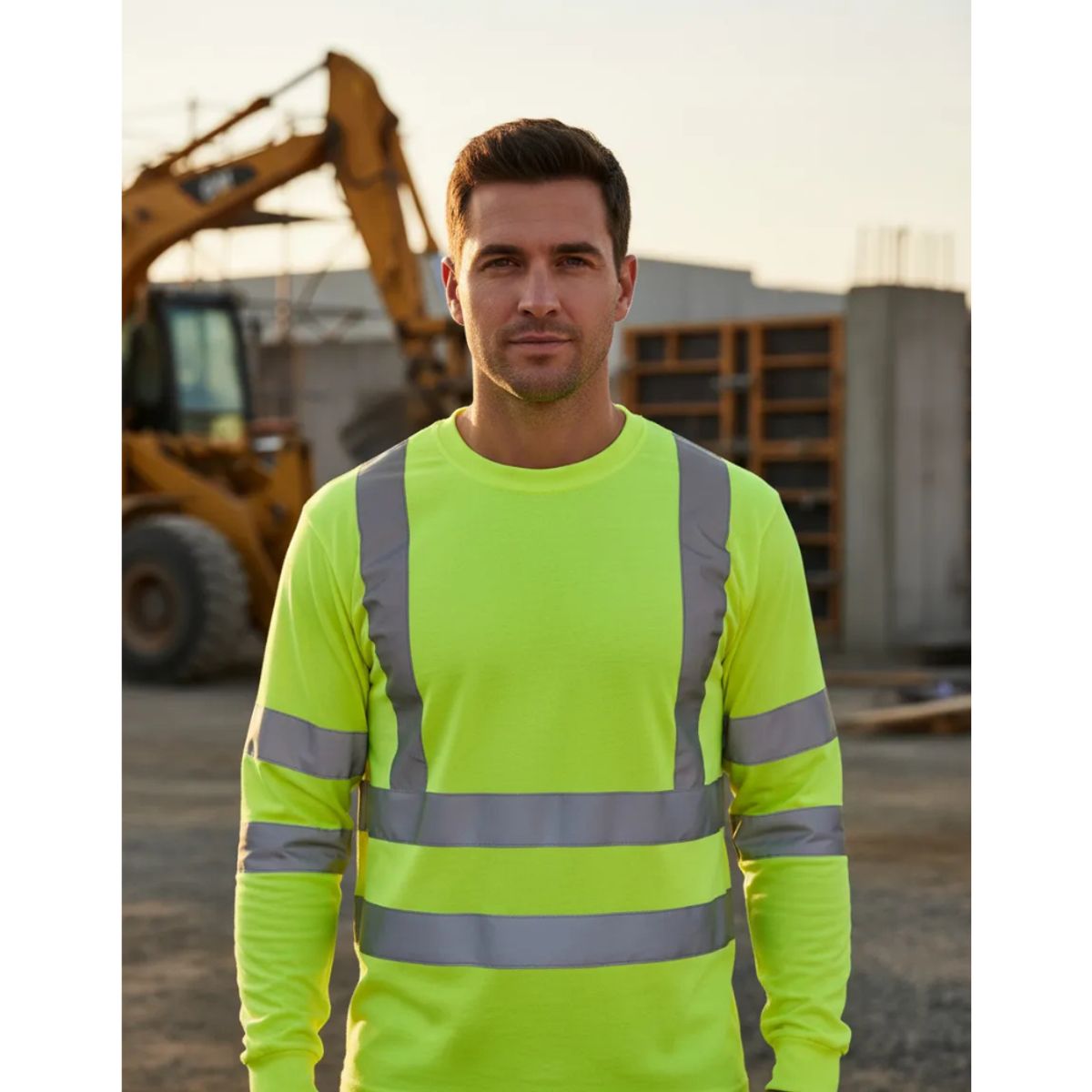 T-WORLD - Polera Dry Fit Vial Manga Larga Con Cinta Reflectiva
