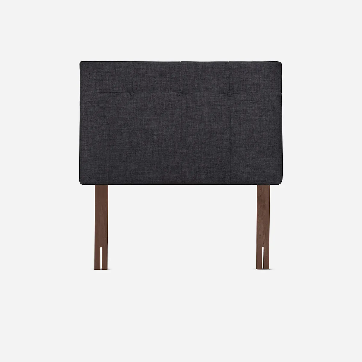 ROSEN - Cama Europea Tempo 1,5 Plazas + Respaldo New Bennet Grafito