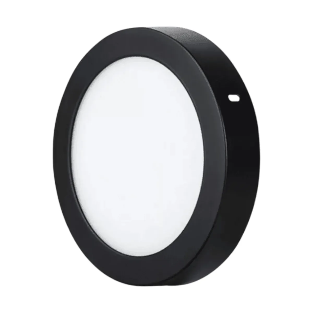 4 Paneles Sobrepuesto Pro Negro Redondo 18W Luz Cálida, marca GENERICO - Foto 2