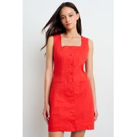 Vestido Fantasia Mujer Rojo