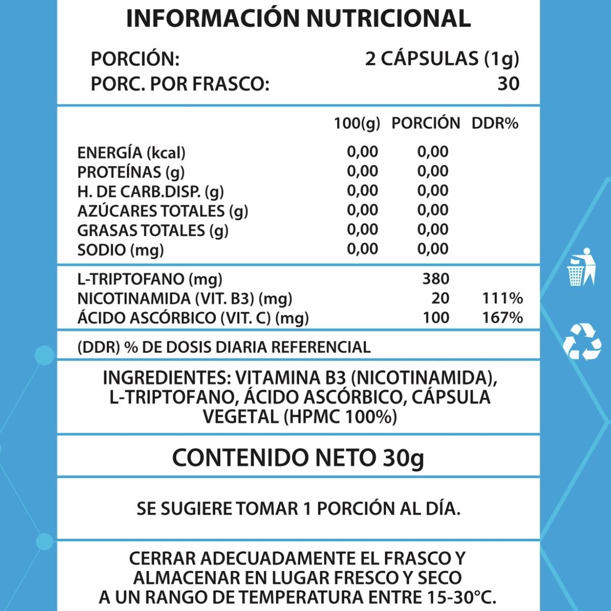 GENERICO - Precursor Nad 1000mg 60caps