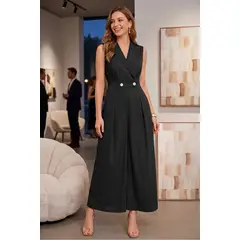 LIKE SHOP - Enterito Largo Mujer Formal, Elegante 3356