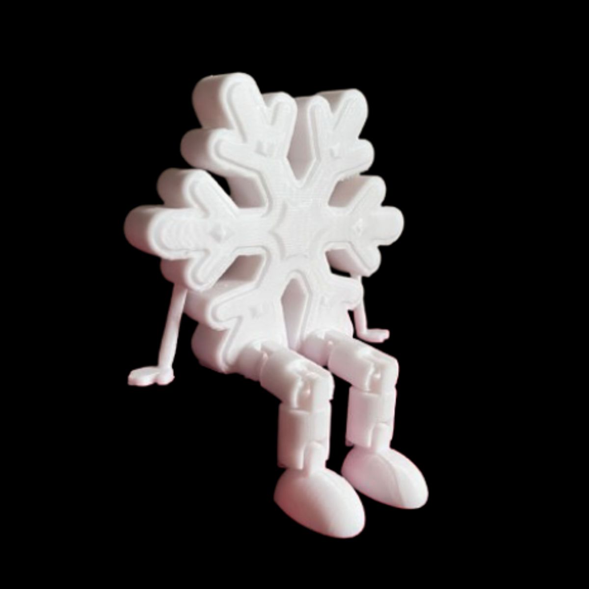 GENERICO - Adorno de Navidad - Copo de Nieve articulado