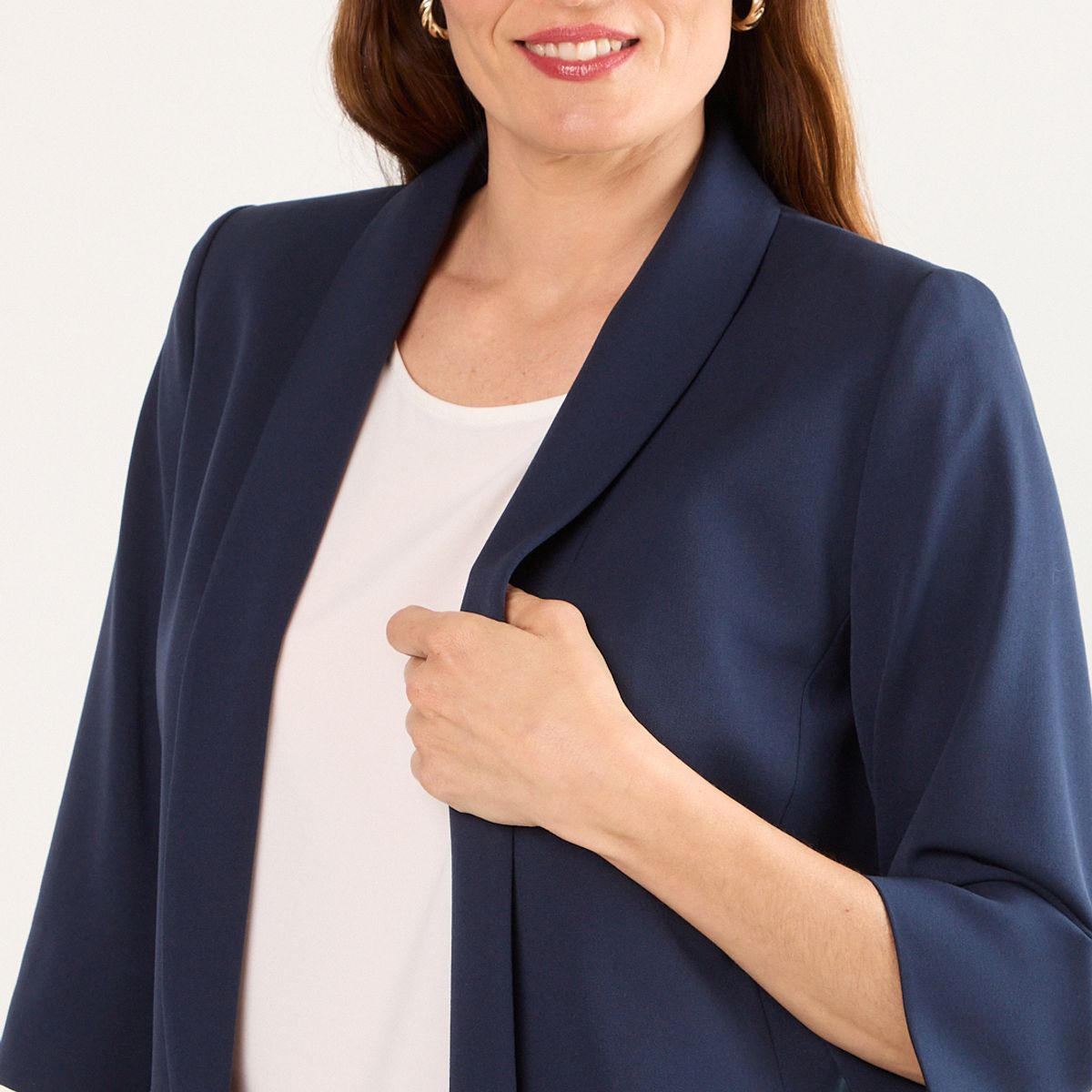 MA GRIFFE - Blazer Mujer Azul Magriffe