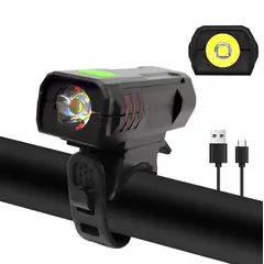 GENERICO - Luz Bicicleta Ciclistas Linterna Recargable USB
