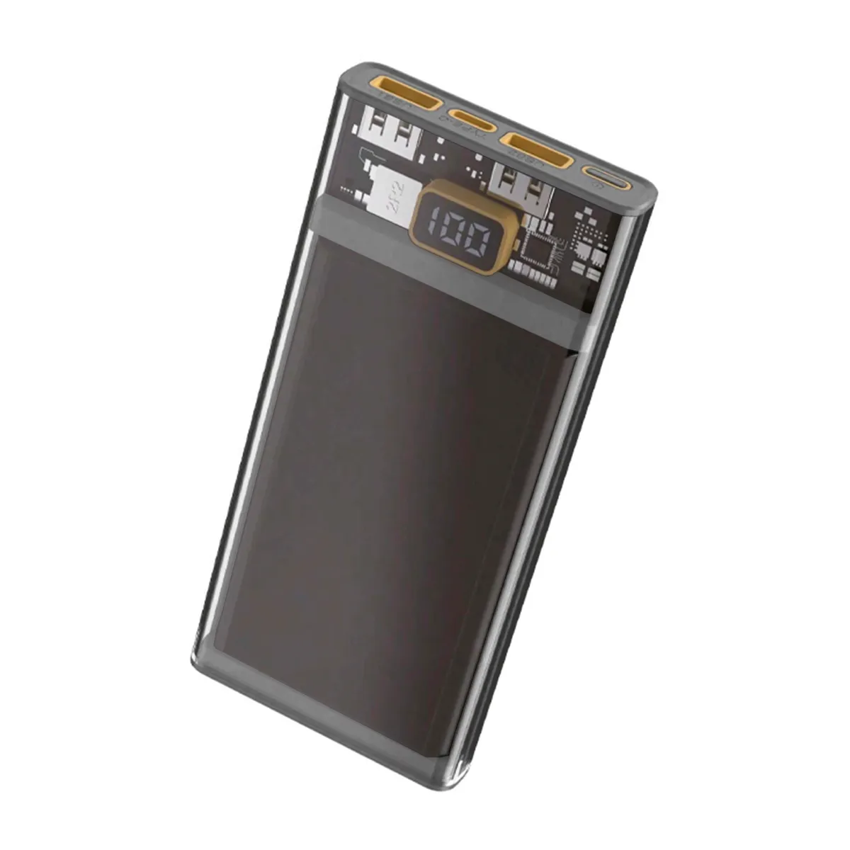 KBOD - Power Bank Batería 10000 Mah Kbod Pw08 de Carga Rápida 22w Gris