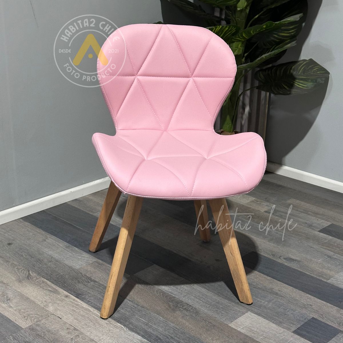 HABITA2 CHILE - Pack de 4 Silla Aviador Mariposa Radar Wood