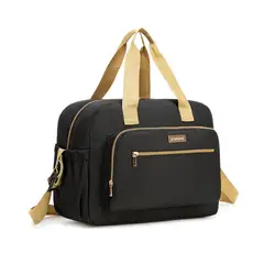 BEBESIT - Bolso Maternal Premium Black Gold