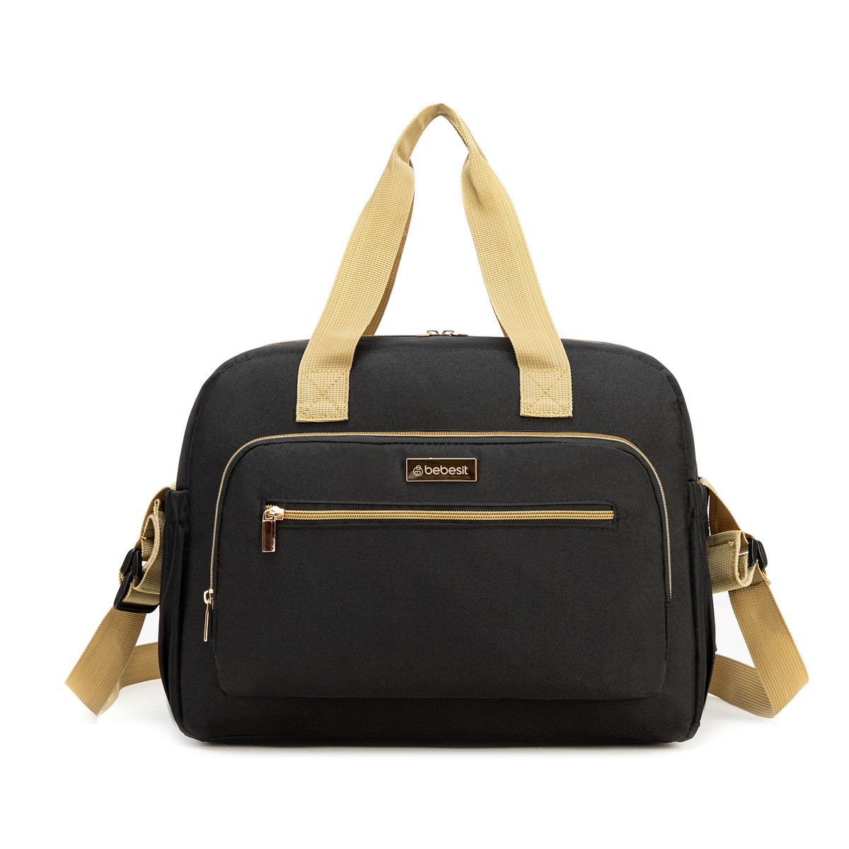 BEBESIT - Bolso Maternal Premium Black Gold