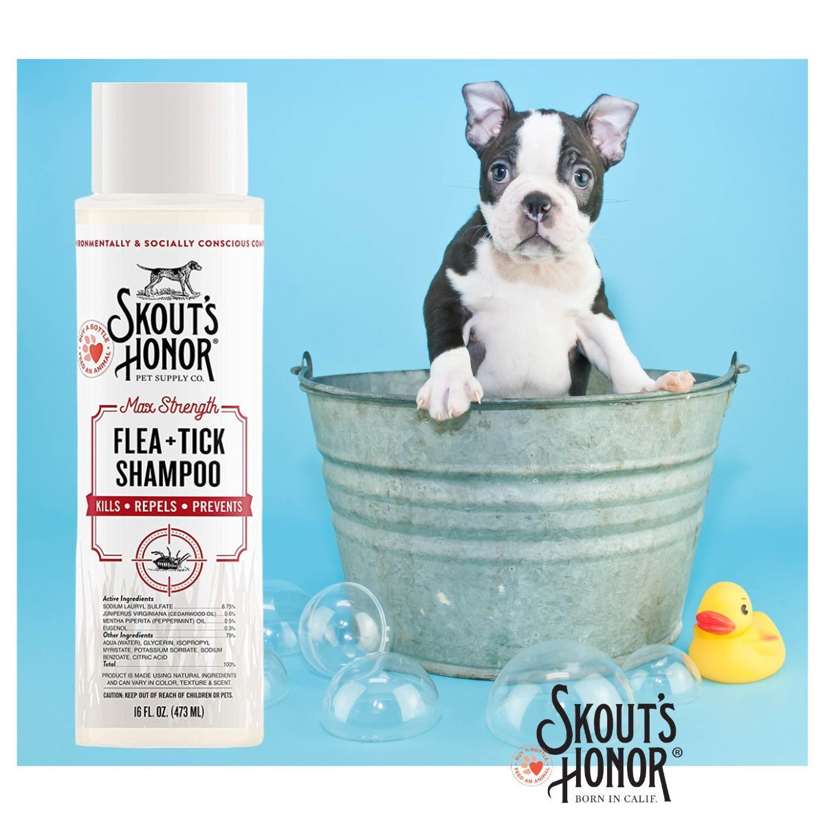 GENERICO - Shampoo Antipulgas y Garrapatas Skouts Honor 437ml