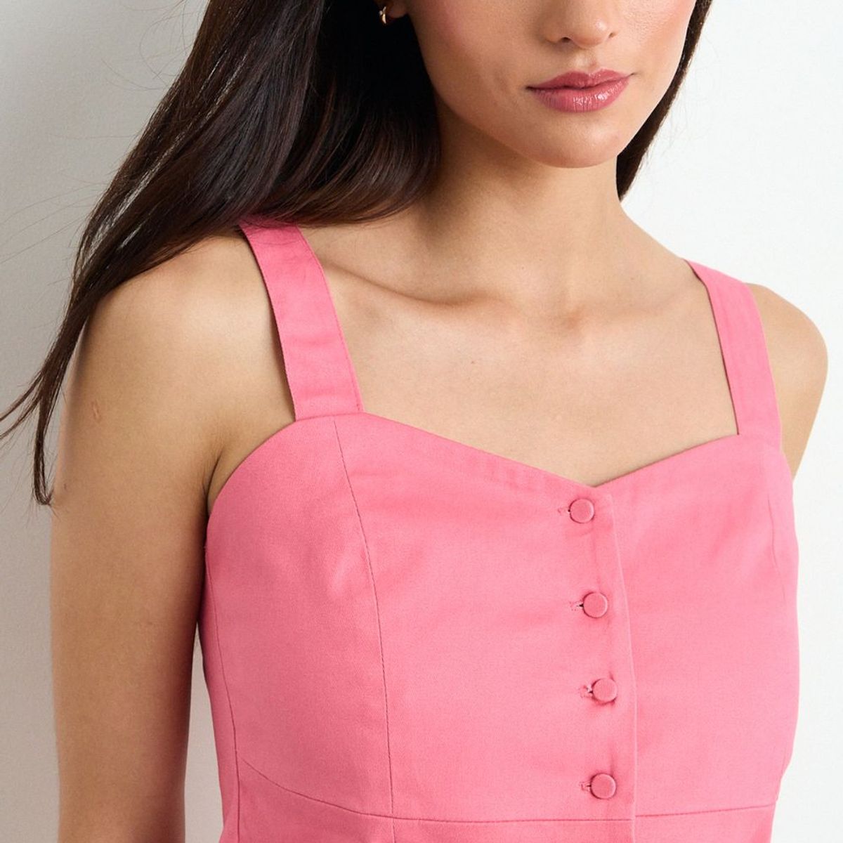IO - Blusa Lisa Mujer Naranjo Io