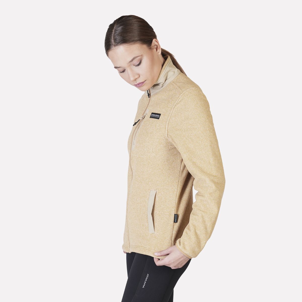 ATAKAMA OUTDOOR - Polar Mujer Full Zip Texturado Ventisquero Atakama Outdoor