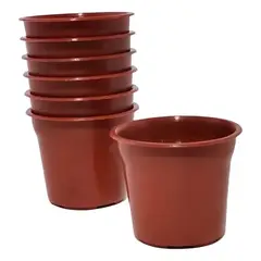 GENERICO - Pack 50 Maceteros Plastico Redondo 5cm Chicos