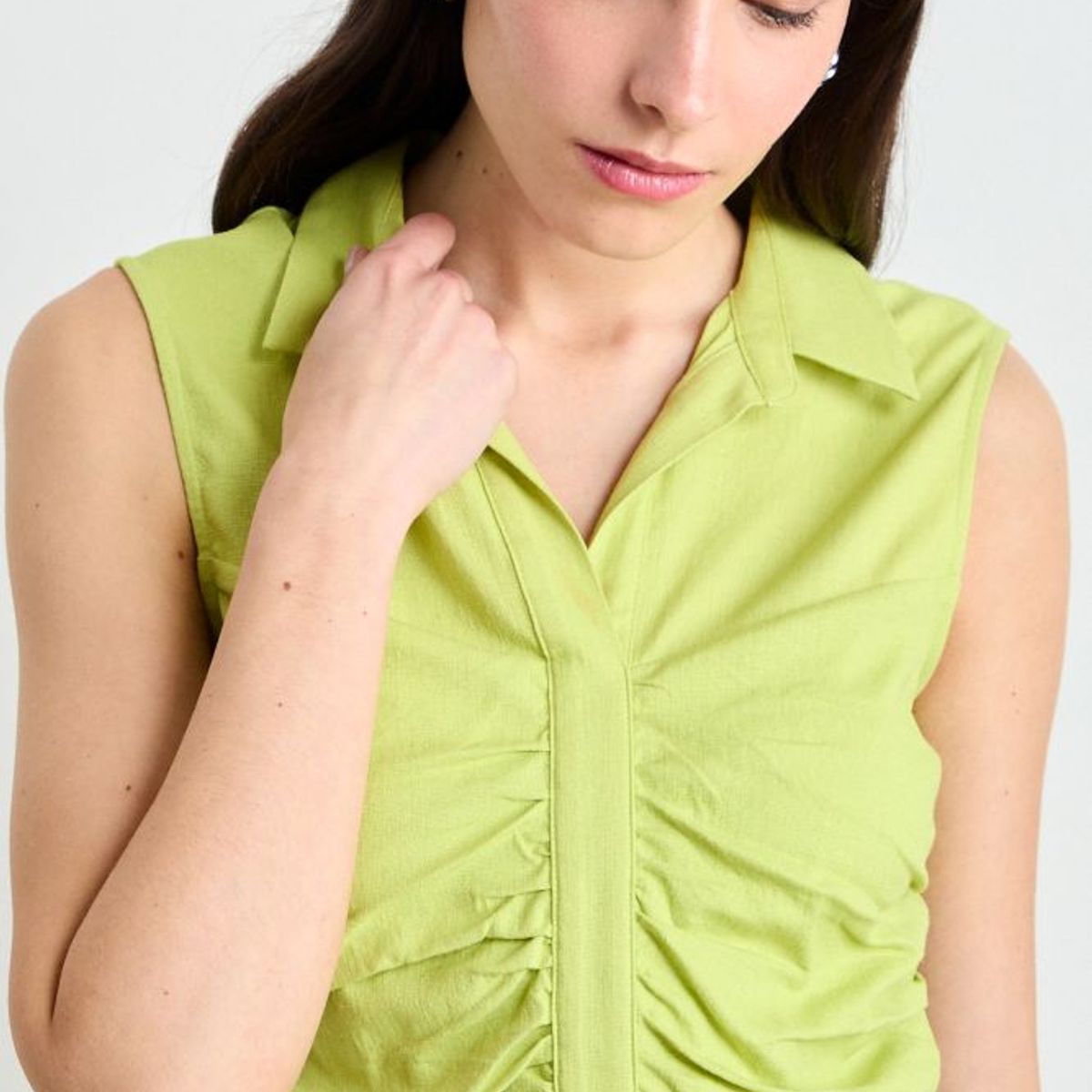 IO - Blusa Lisa Mujer Verde Io