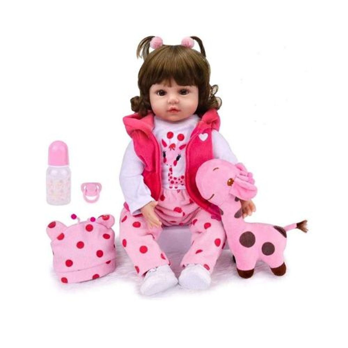 GENERICO - Muñeca Bebé Realista Reborn Niña 50.8 Cm