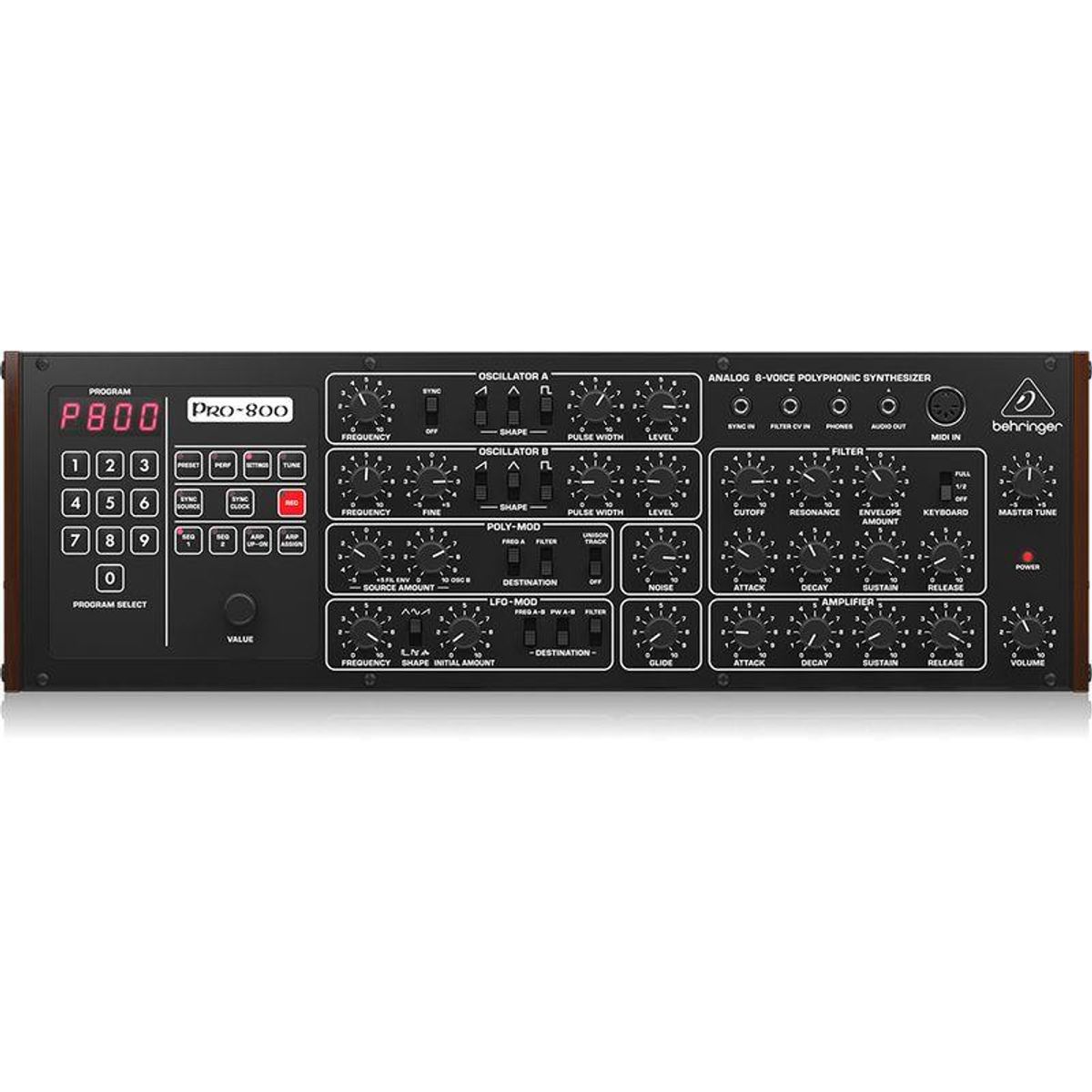 BEHRINGER - Módulo Sintetizador Análogo Polifónico Behringer PRO-800