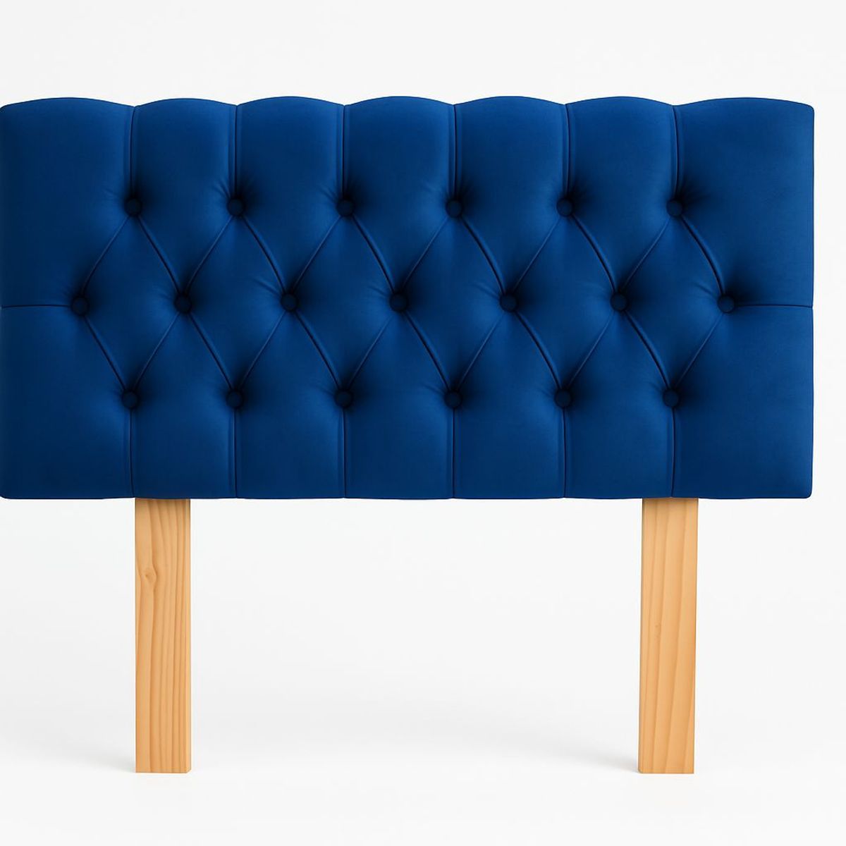 GENERICO - Respaldo 2 Plazas Classic Line Buttons Azul Lino