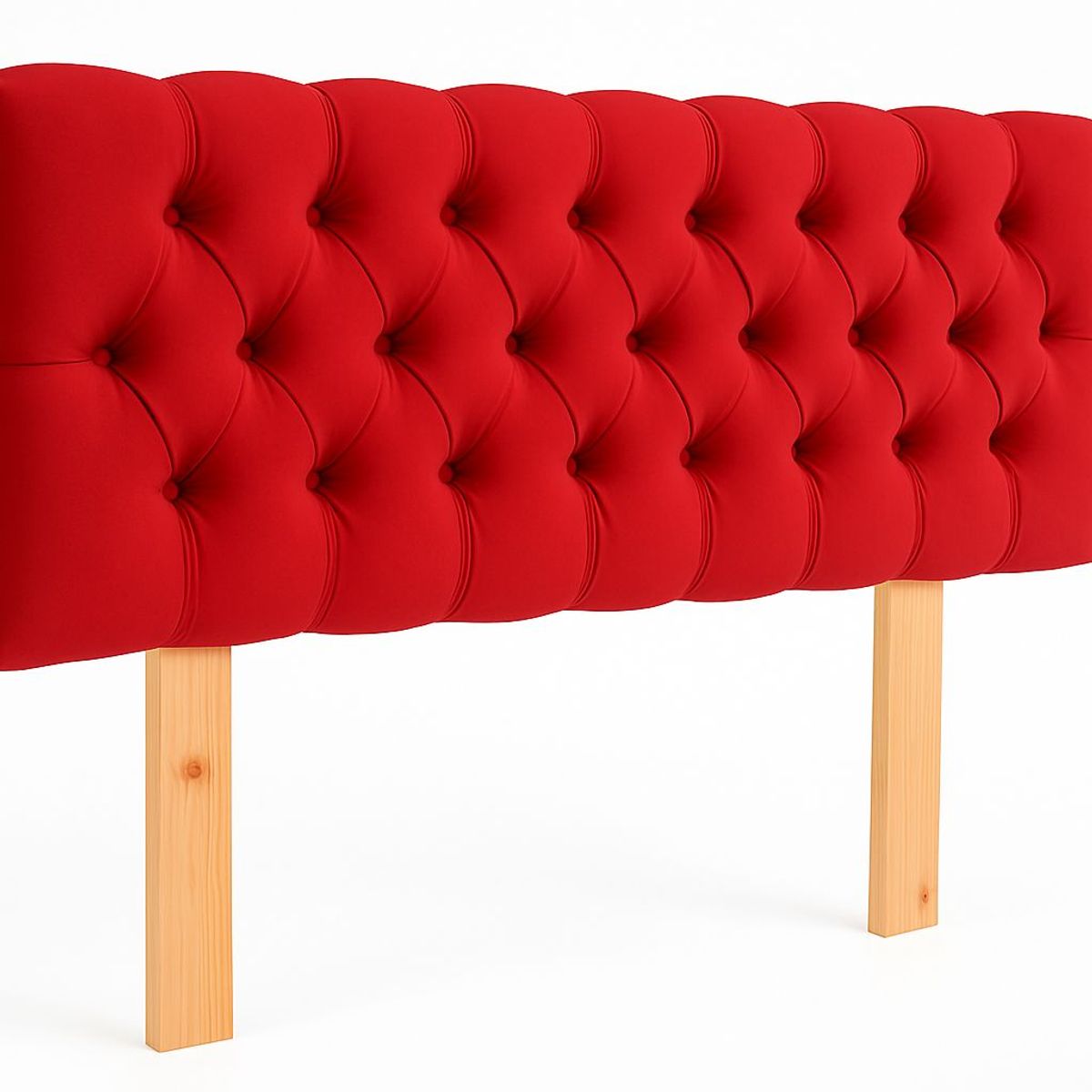 GENERICO - Respaldo 2 Plazas Classic Line Buttons Rojo Lino