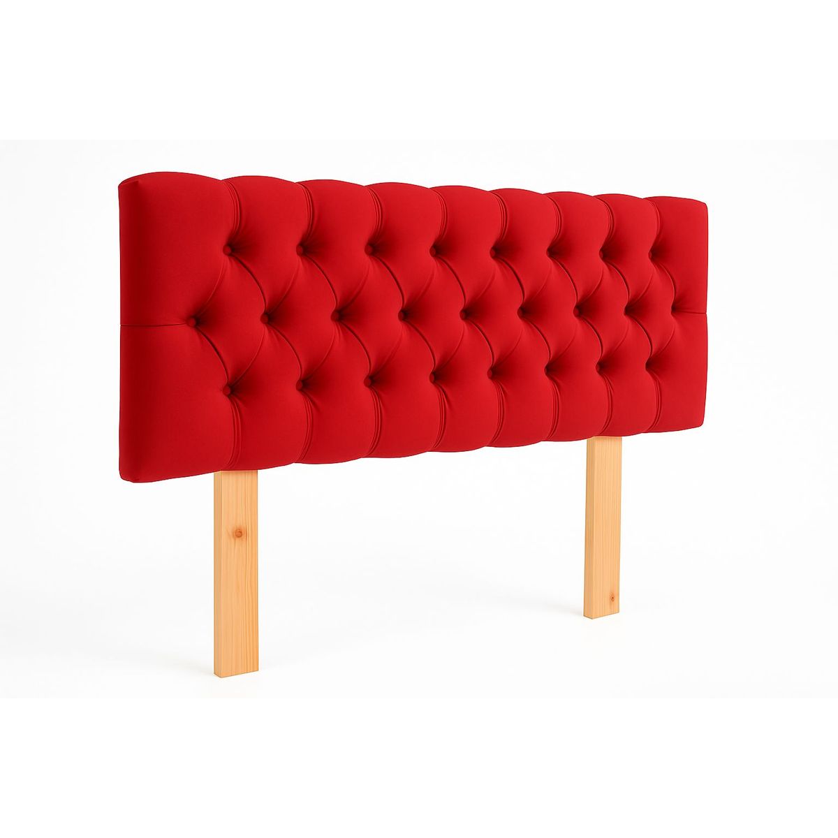 GENERICO - Respaldo 2 Plazas Classic Line Buttons Rojo Lino