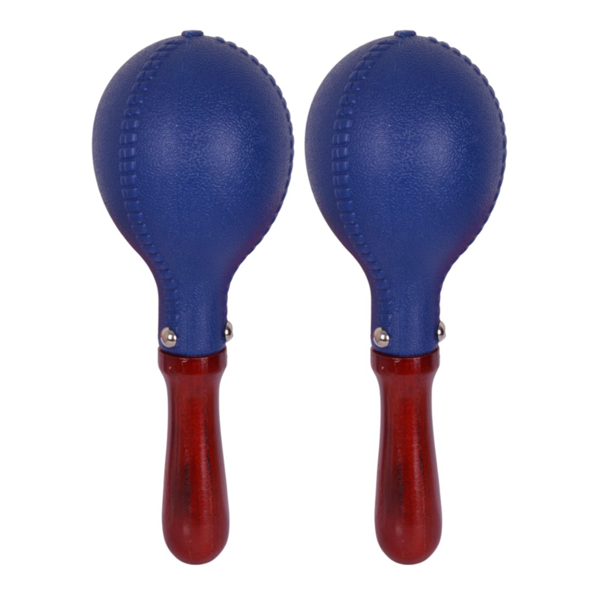 RMX - PAR DE SONORA PLASTICA CON MANGO MADERA AZUL RMX
