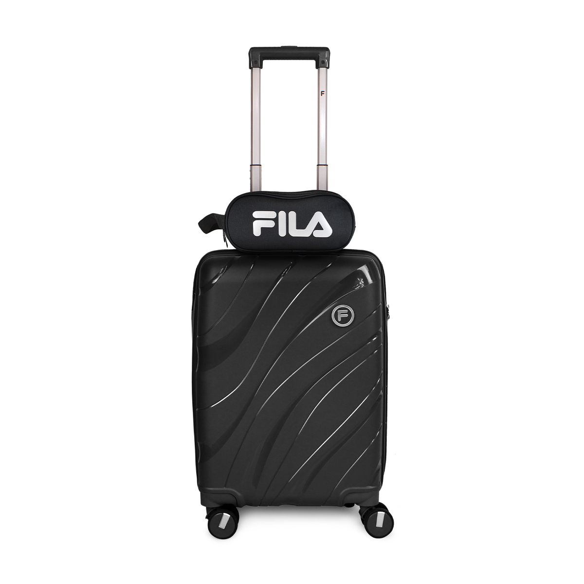 F - Pack Maleta cabina Lola negra 10K + Estuche Spark silver