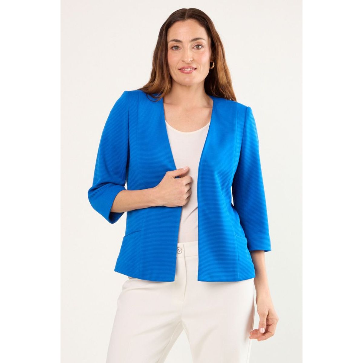 MA GRIFFE - Blazer Mujer Azul Magriffe