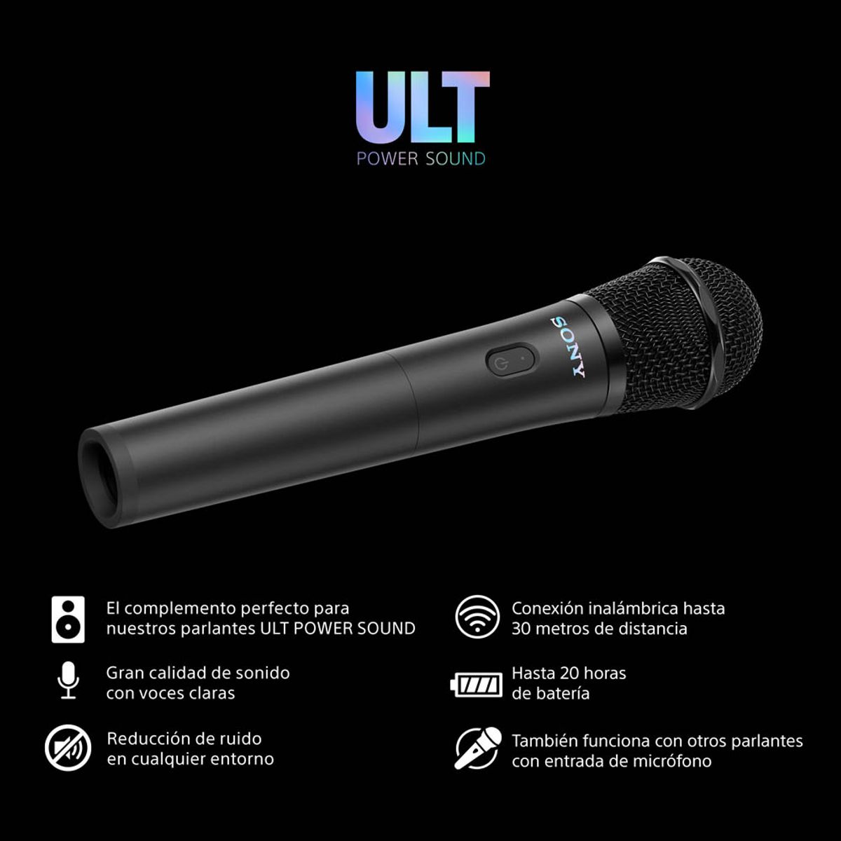 SONY - Micrófono inalámbrico Sony ULTMIC1