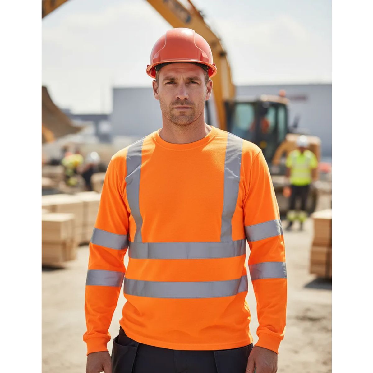 T-WORLD - Polera Dry Fit Vial Manga Larga Con Cinta Reflectiva