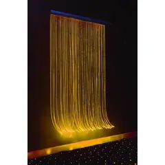 GENERICO - CORTINA CASCADA FIBRA OPTICA 2 MTS