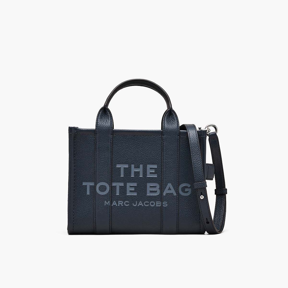 MARC JACOBS - The Leather Mini Tote Bag – Azul