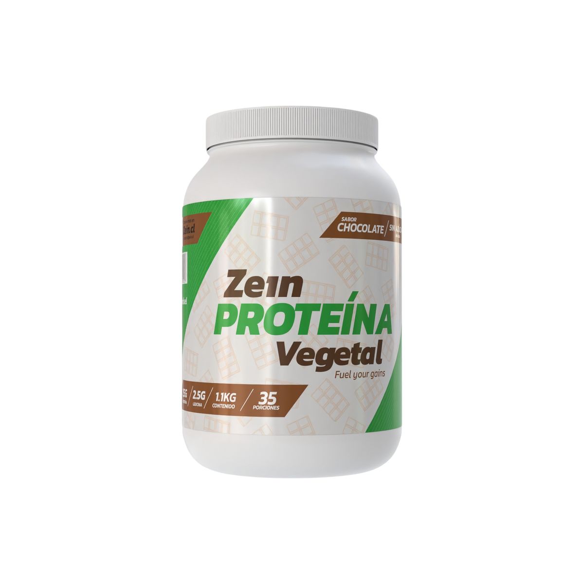 ZEIN - PROTEINA VEGETAL 1,1KG 35 PORCIONES CHOCOLATE - ZEIN