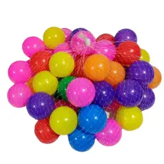 GENERICO - Pack 50 Pelotas Plásticas Para Piscina Colores Surtidos