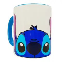 GENERICO - Tazón Cerámico con Boca Abajo Stitch DTF UV