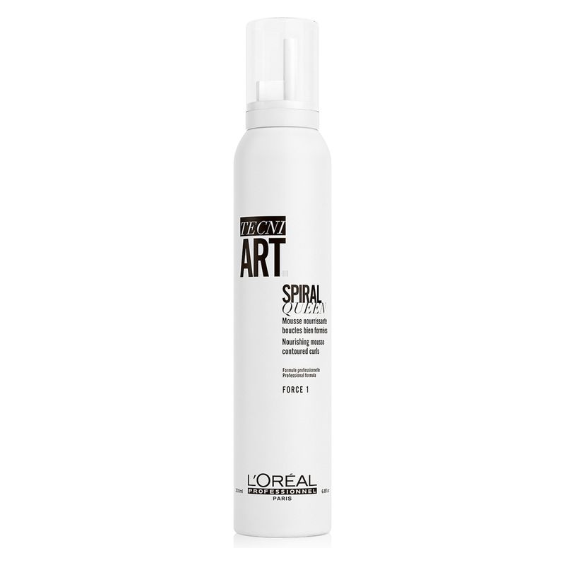 LOREAL PROFESSIONNEL - Mousse Fijador Spiral Queen 200 Ml Tecni Art  L`Oreal Professionnel