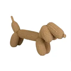 GENERICO - Figura Decoración- Perro Salchicha de Globo Tejido
