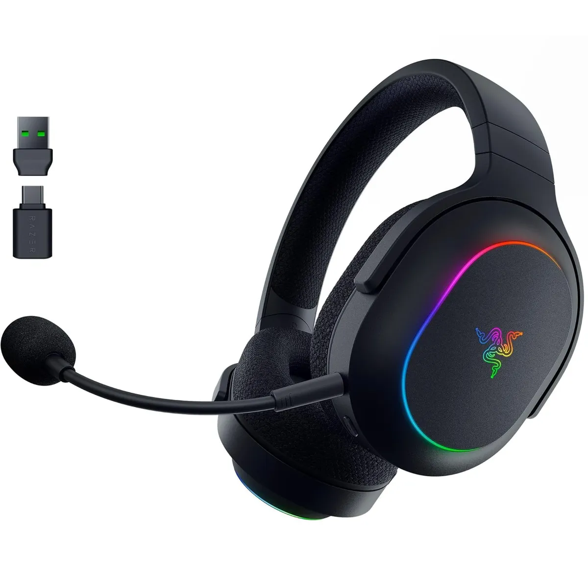 RAZER - Audífonos Razer Barracuda X Chroma Inalámbricos: Wireless 2.4 GHz