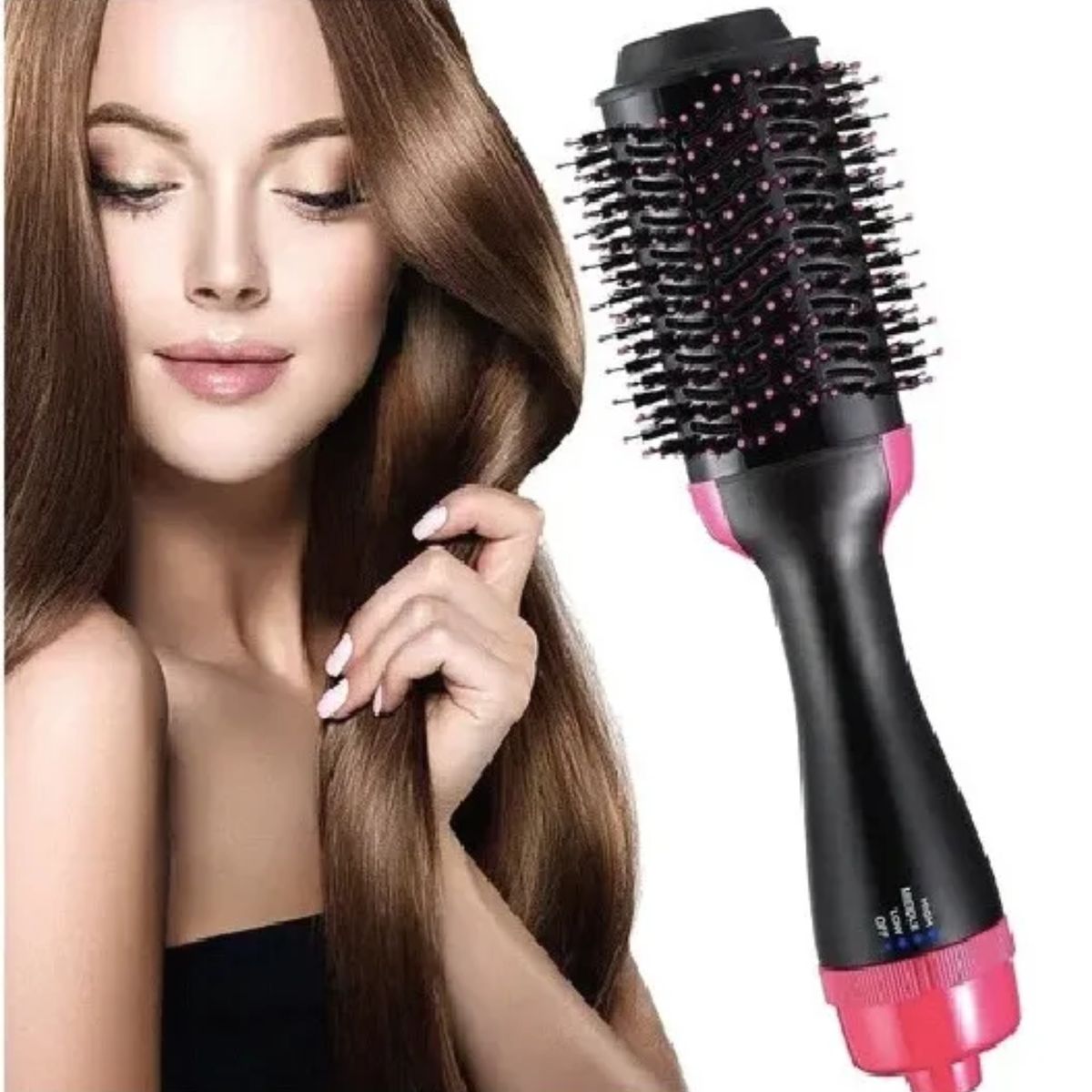 MOVI - Cepillo Profesional 3 en 1- Alisa Riza y Seca tu Cabello - Tu look favorito en minutos