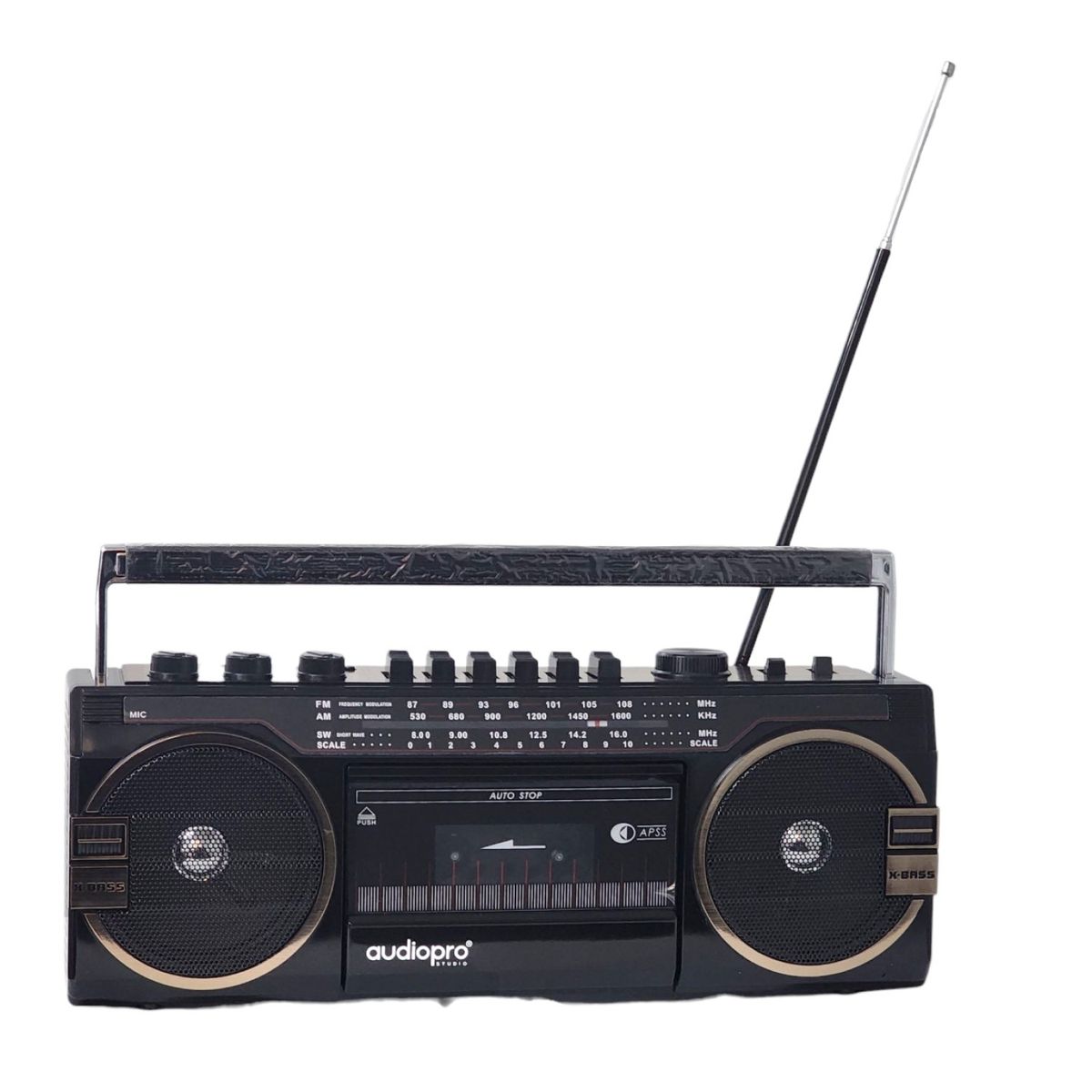 AUDIO PRO - Radio Cassette 80s USB inalámbrico BT AP02054 Audio Pro