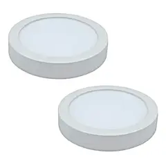 AVC - PACK 2 PANELES LED SOBREPUESTO REDONDO 18W FRIO