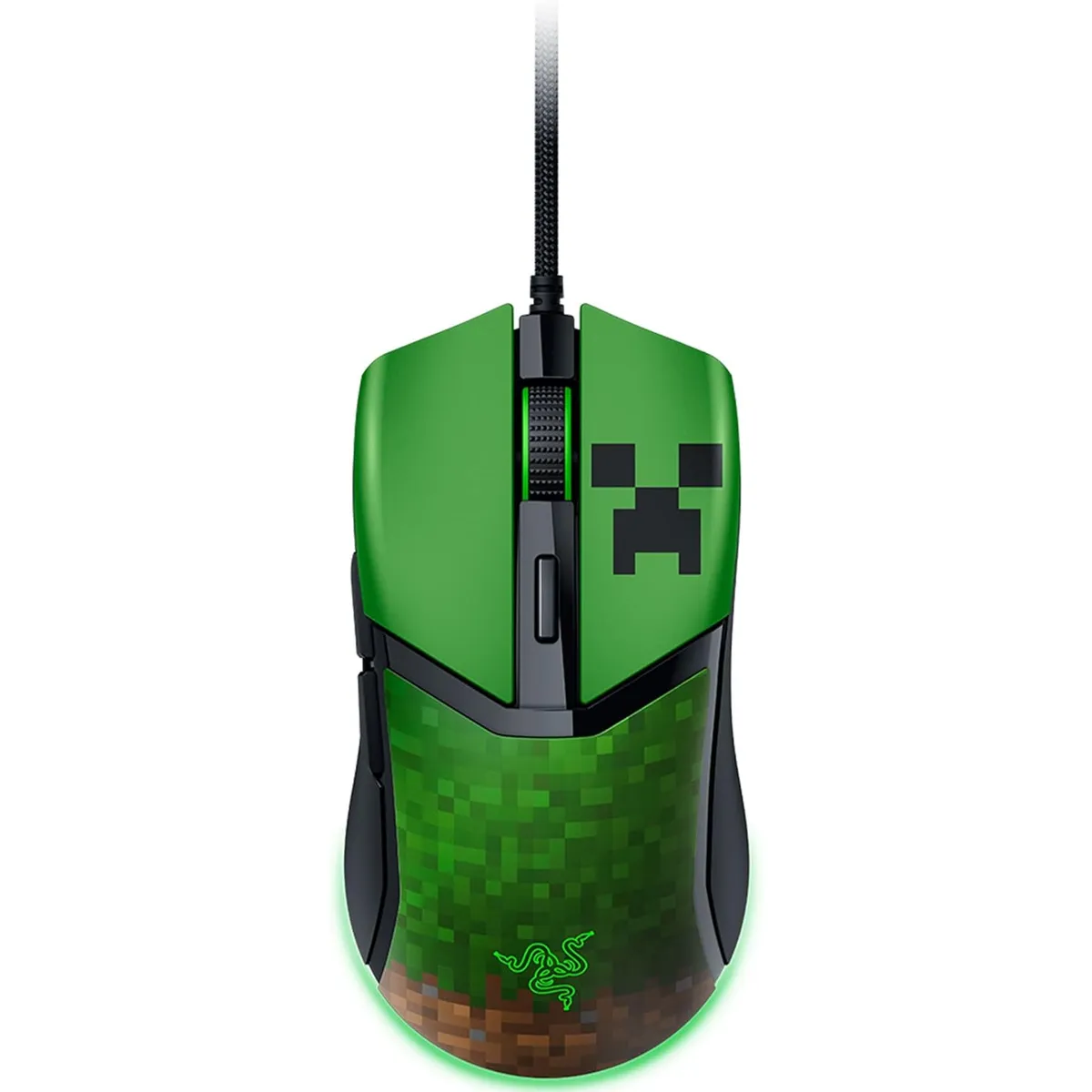 RAZER - Razer Ratón Cobra version Minecraft con cable