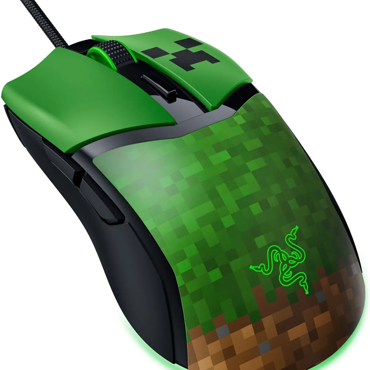 RAZER - Razer Ratón Cobra version Minecraft con cable