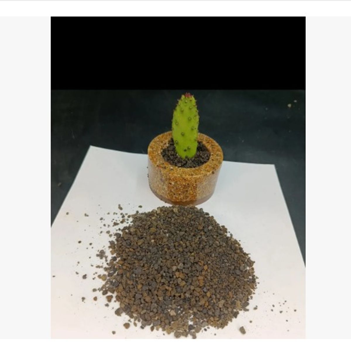 GENERICO - PIEDRA VOLCANICA NATURAL  PARA SUSTRATO, TAMAÑO ARENA. 5 KILOS