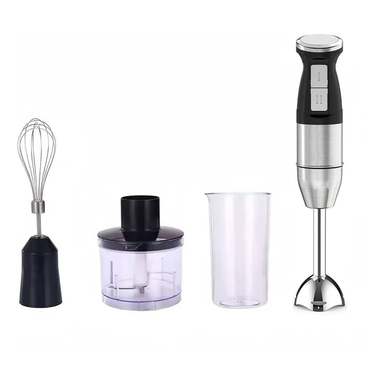Batidora De Mano Multifuncional Acero Inoxidable 4-En-1
