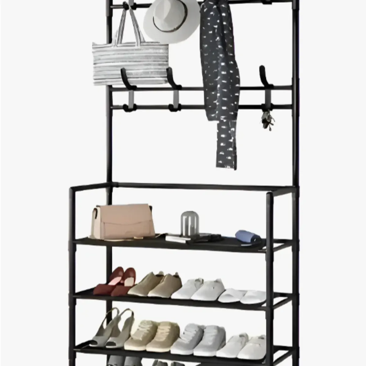 GENERICO - Zapatero Organizador Colgador Zapatos Armario Perchero Negro
