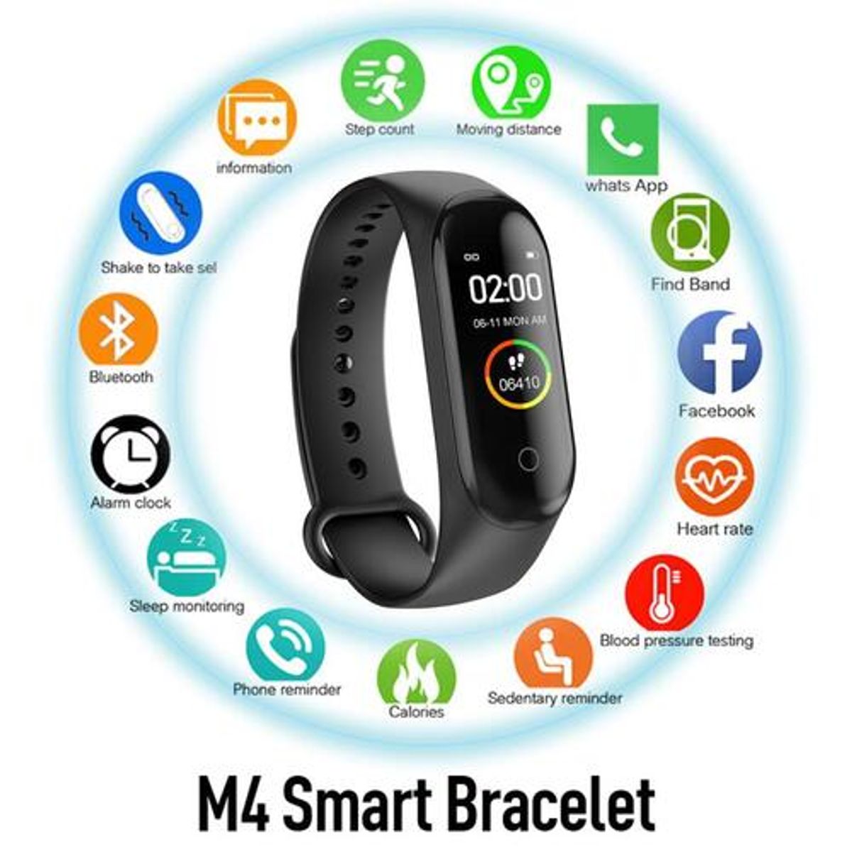 GENERICO - SmartBand M7 Pulsera Inteligente Mi Band 7 deportiva