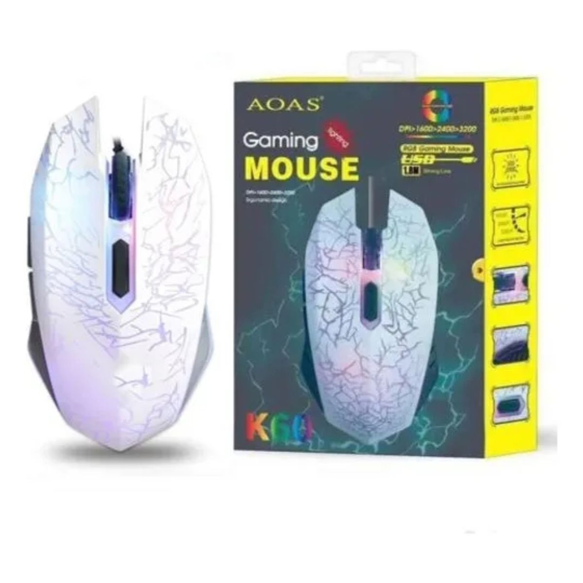 GENERICO - Mause Gaming Con Cable