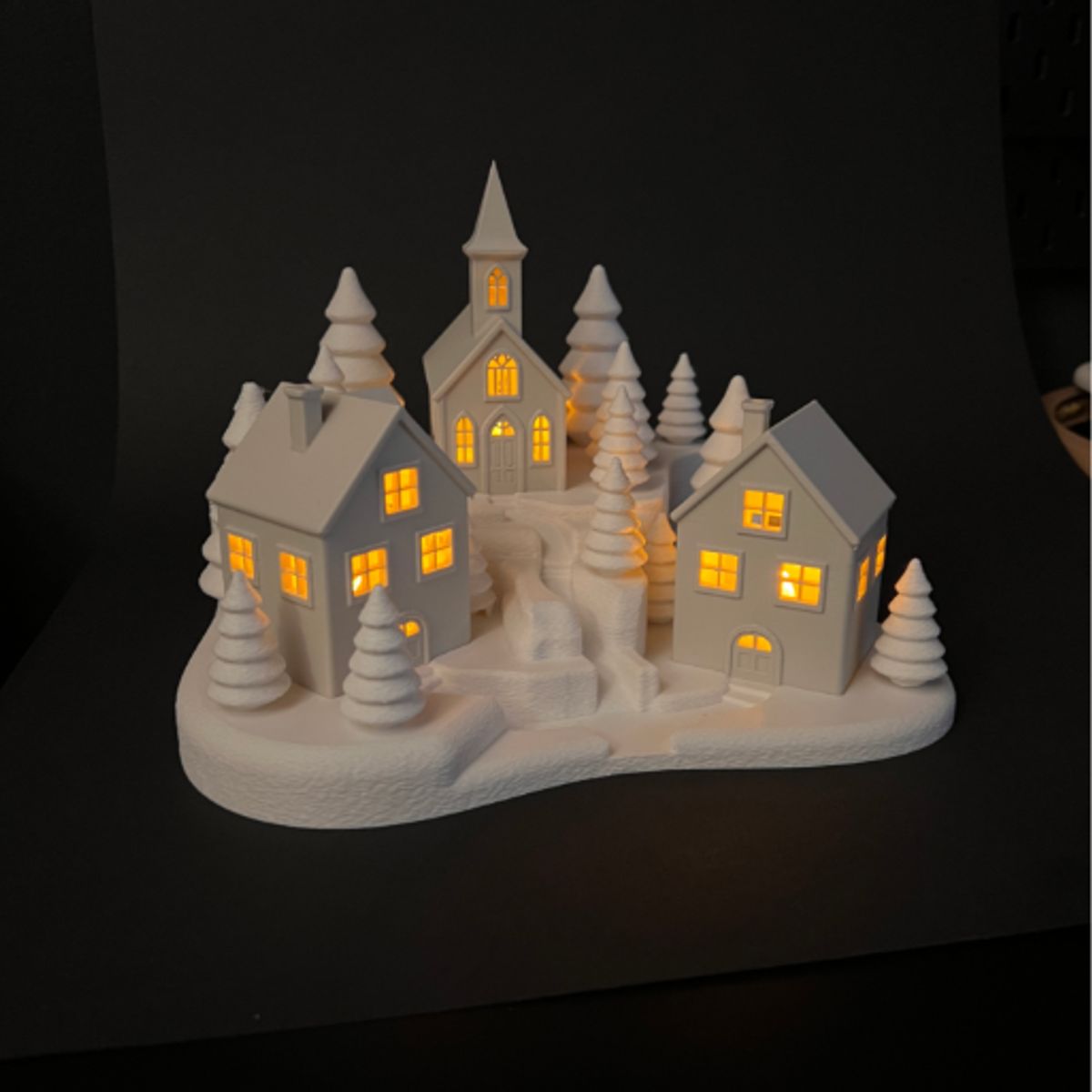 GENERICO - Adorno Navideño- Casas de Velas Nevadas