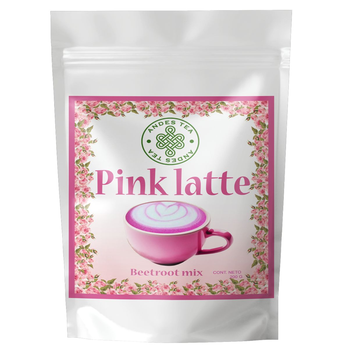 ANDES TEA - Pink Latte Beetroot Mix Betarraga 200gr