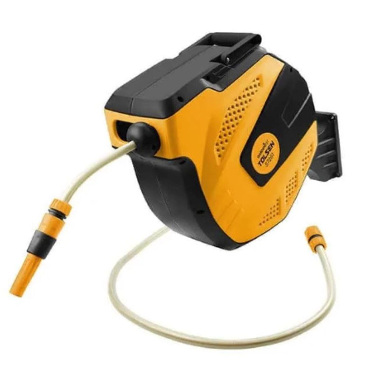 TOLSEN - Manguera carrete retráctil automatico 15mts. 57261 Tolsen