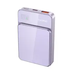 KBOD - Power Bank Batería Portatil Magnética 5000mah Con Magsafe PW-10 Lila